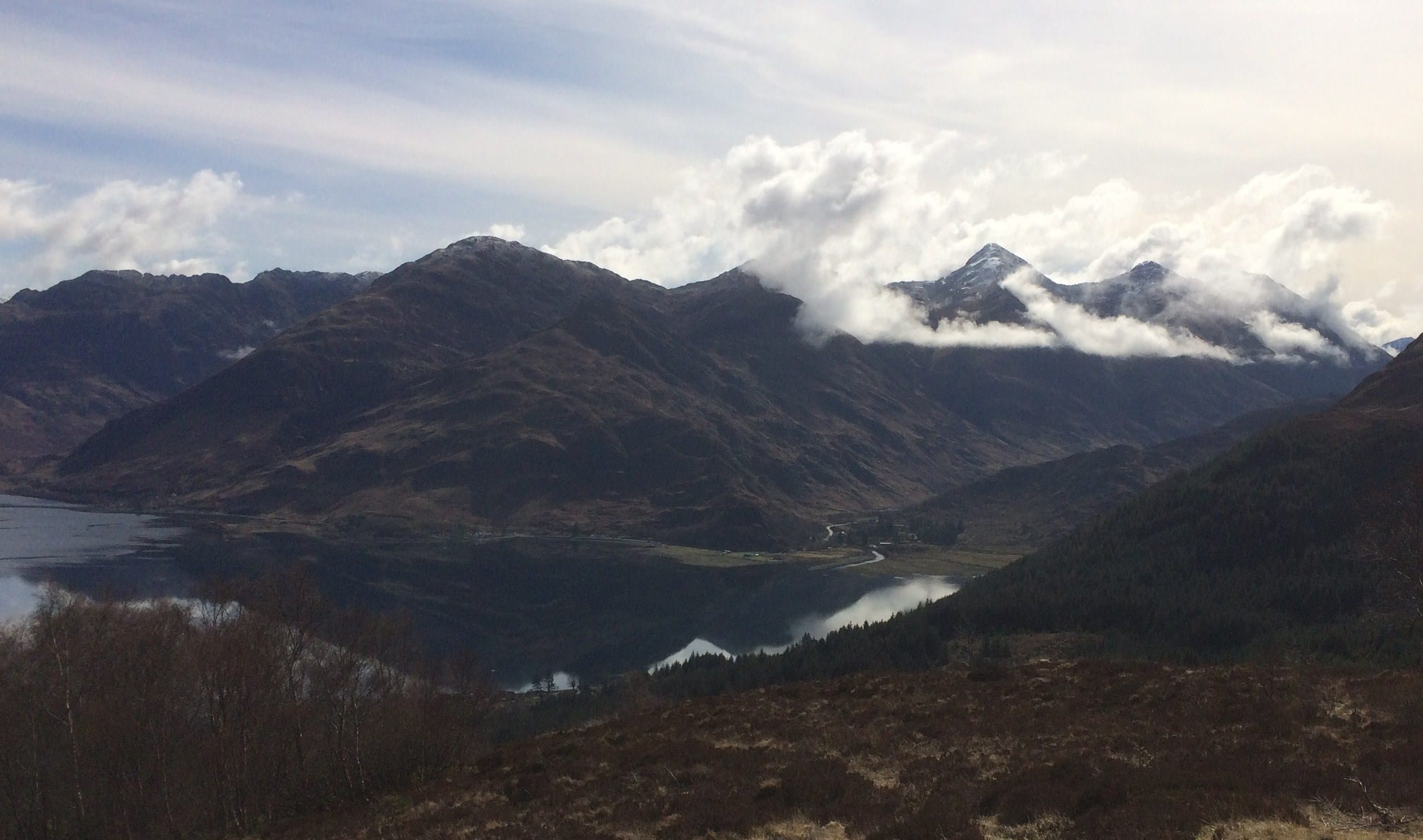 BATTLEGROUND: The Five Sisters ridge above Glen Shiel, scene of the 1719 clash between Jacobites and Government forces