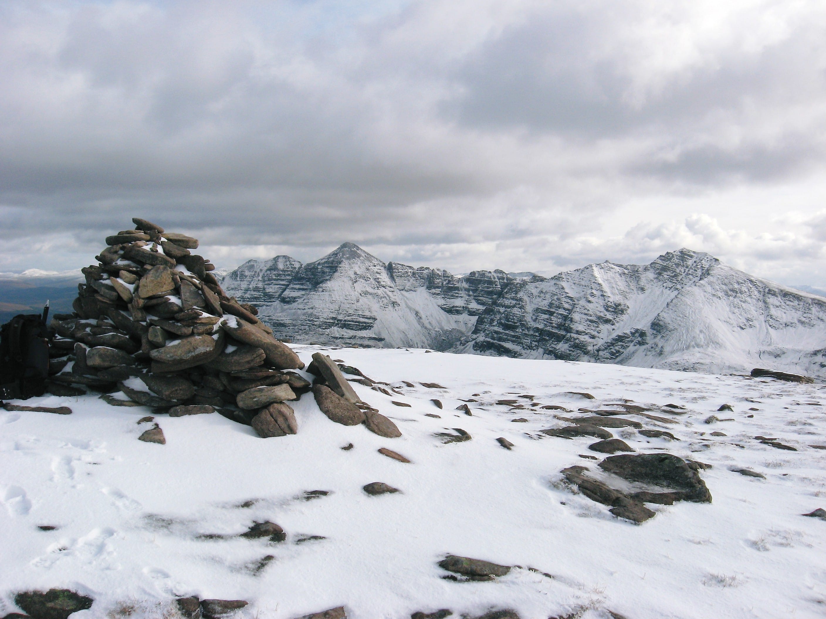 FIRST CLASS: Beinn Dearg is a Corbett but it stands proud amongst the likes of Liathach, centre