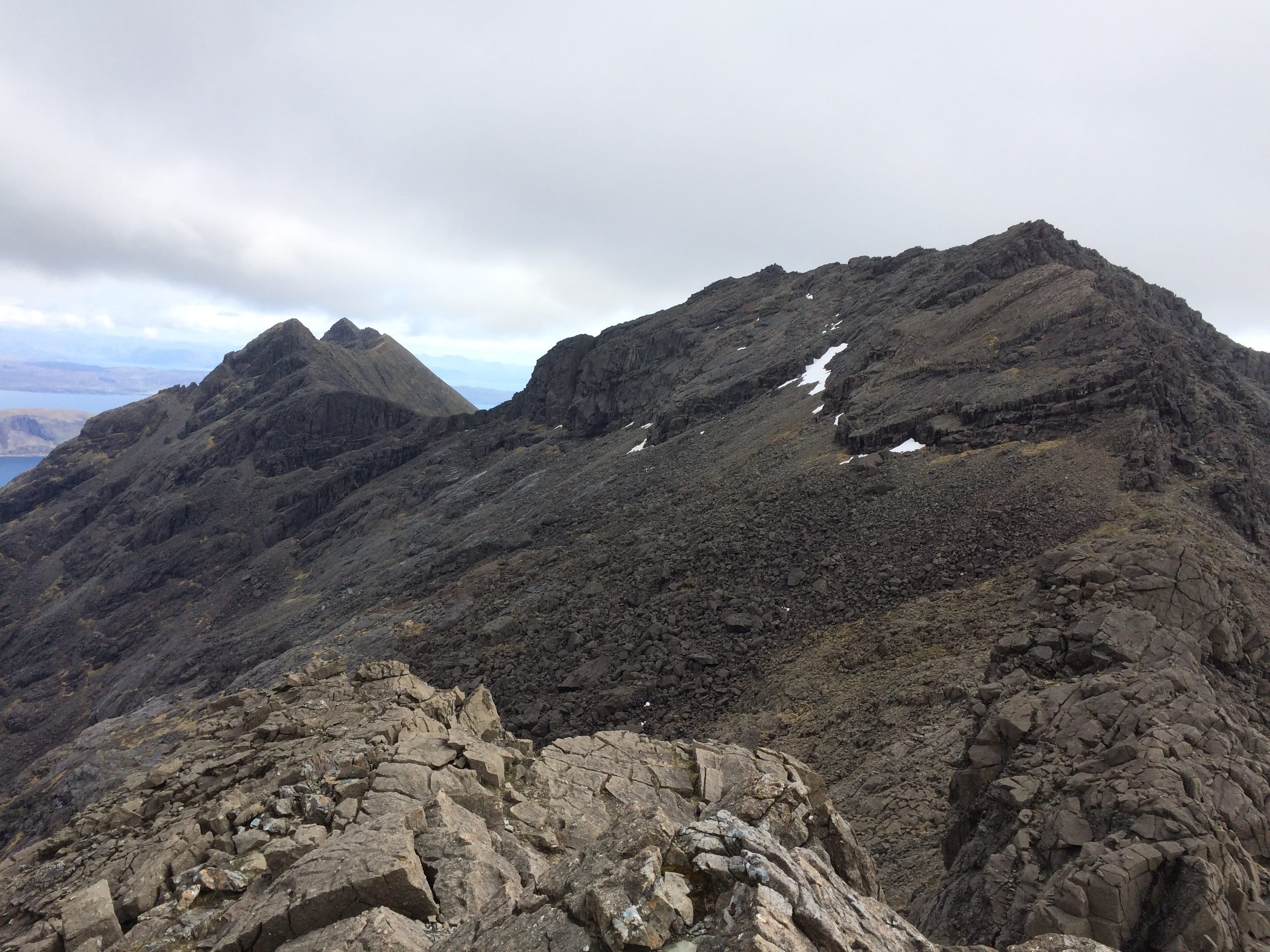CLEAR WINNER: Sgurr nan Eag without cloud cover - typically it happened after we were heading down for the day