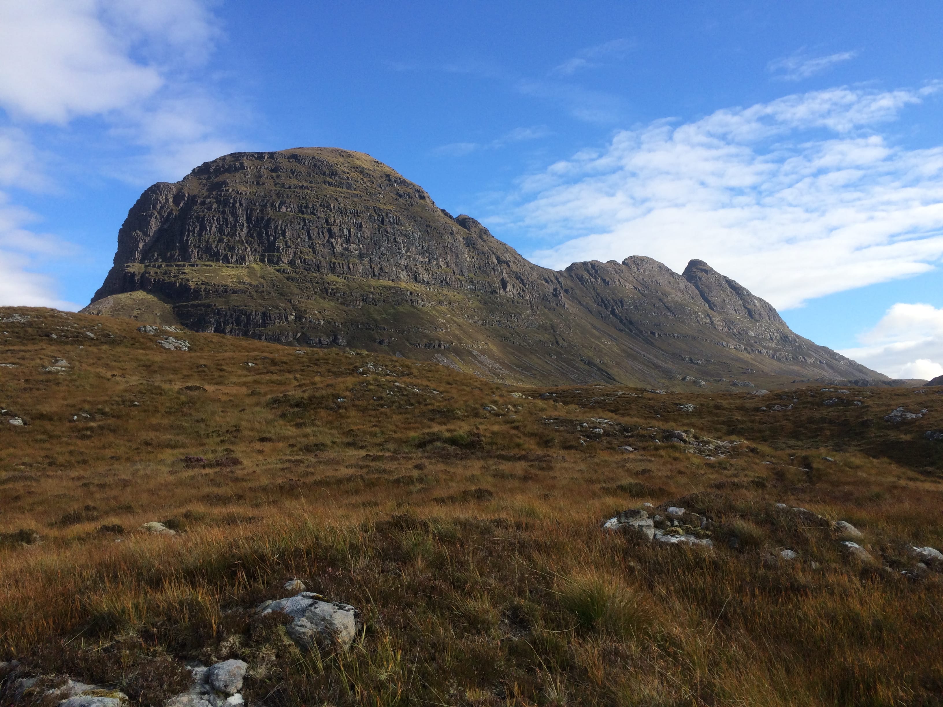 ONE FOR THE SCRAPBOOK: I finally managed to tackle the remote and magnificent Suilven in good weather