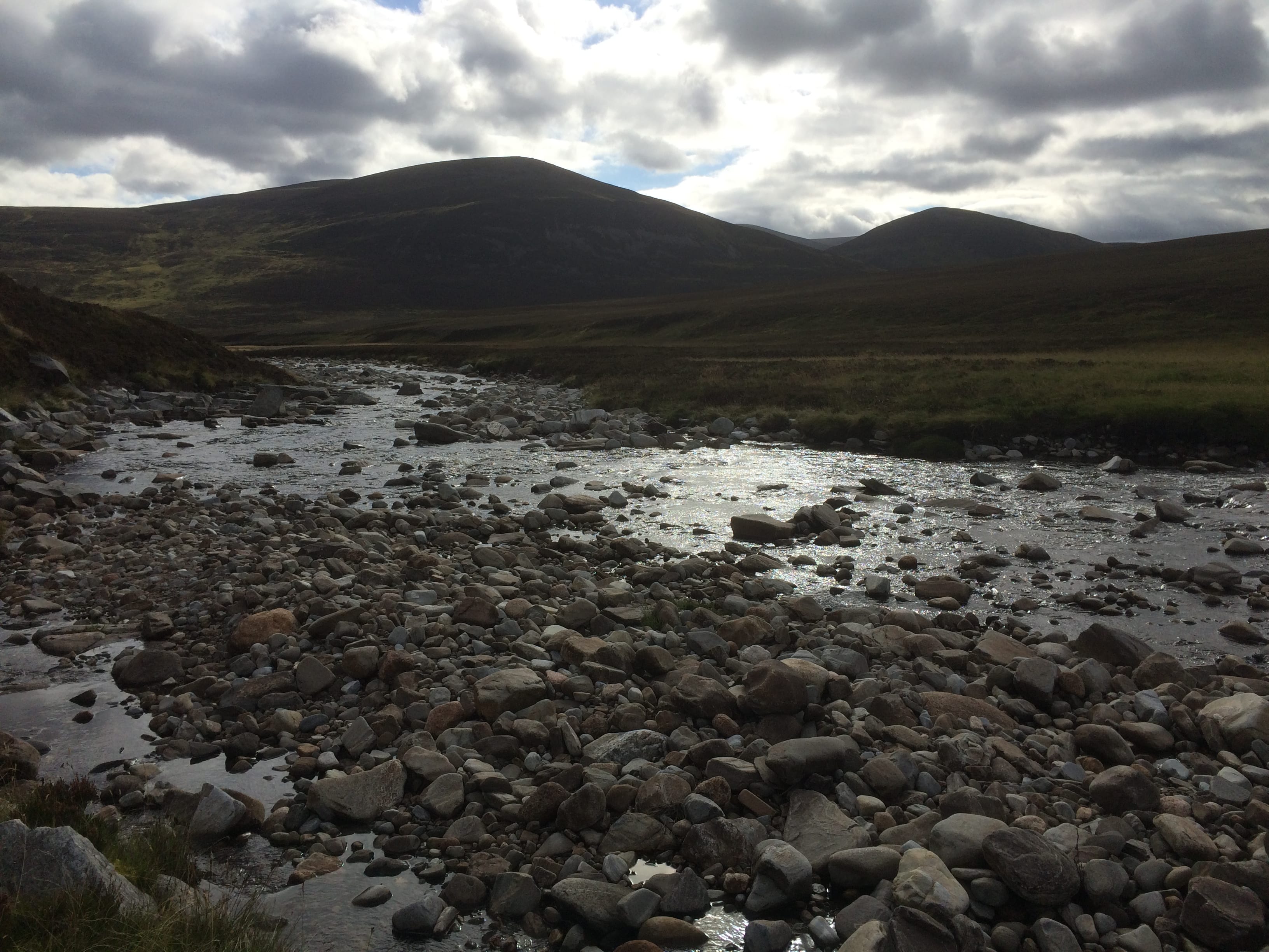 SHADOWLANDS: Geldie river view