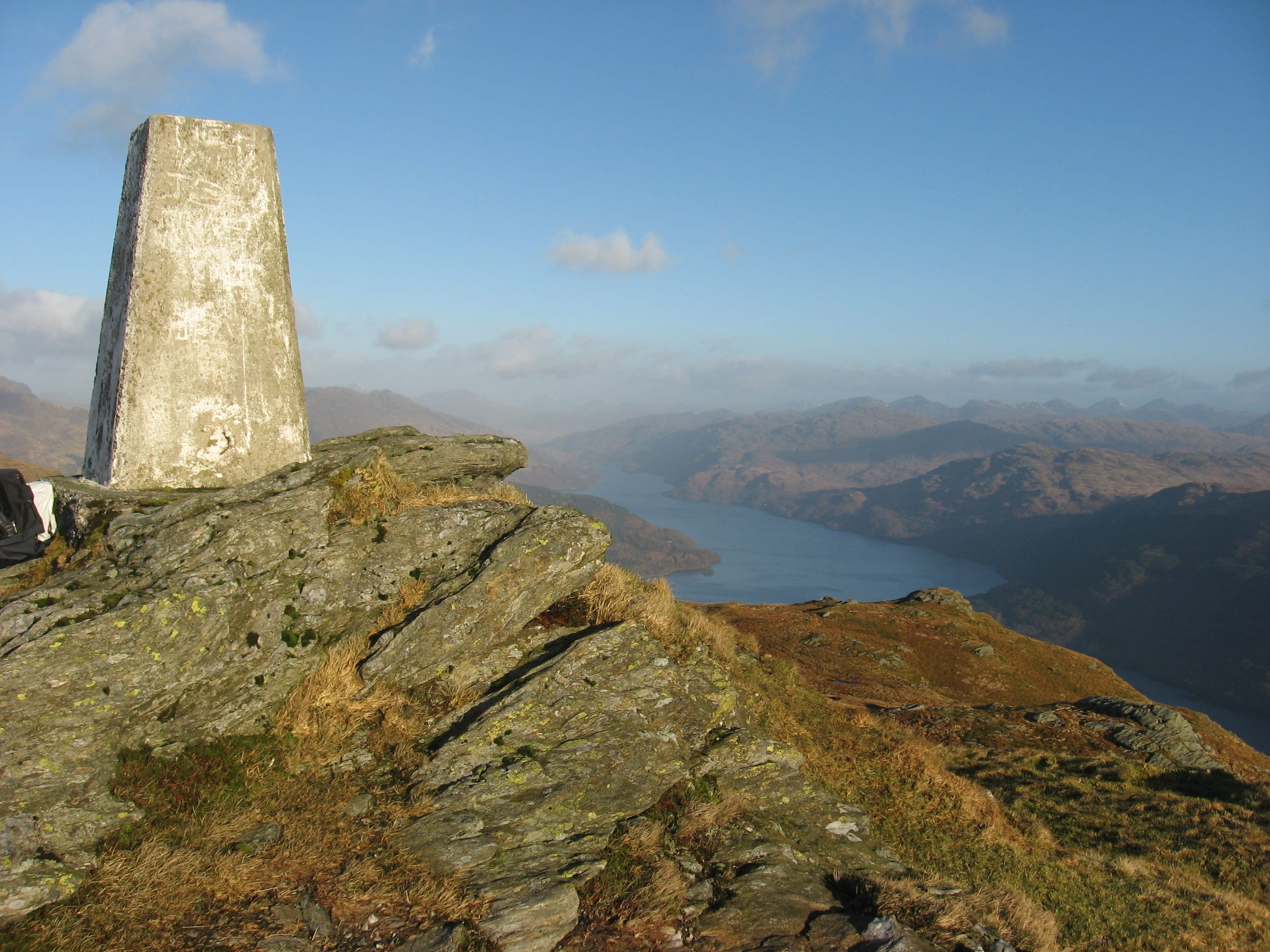 BEAUTY SPOT: Loooking down on the calm waters of Loch Lomond from Beinn Bhreac - but the park is at the centre of a growing storm