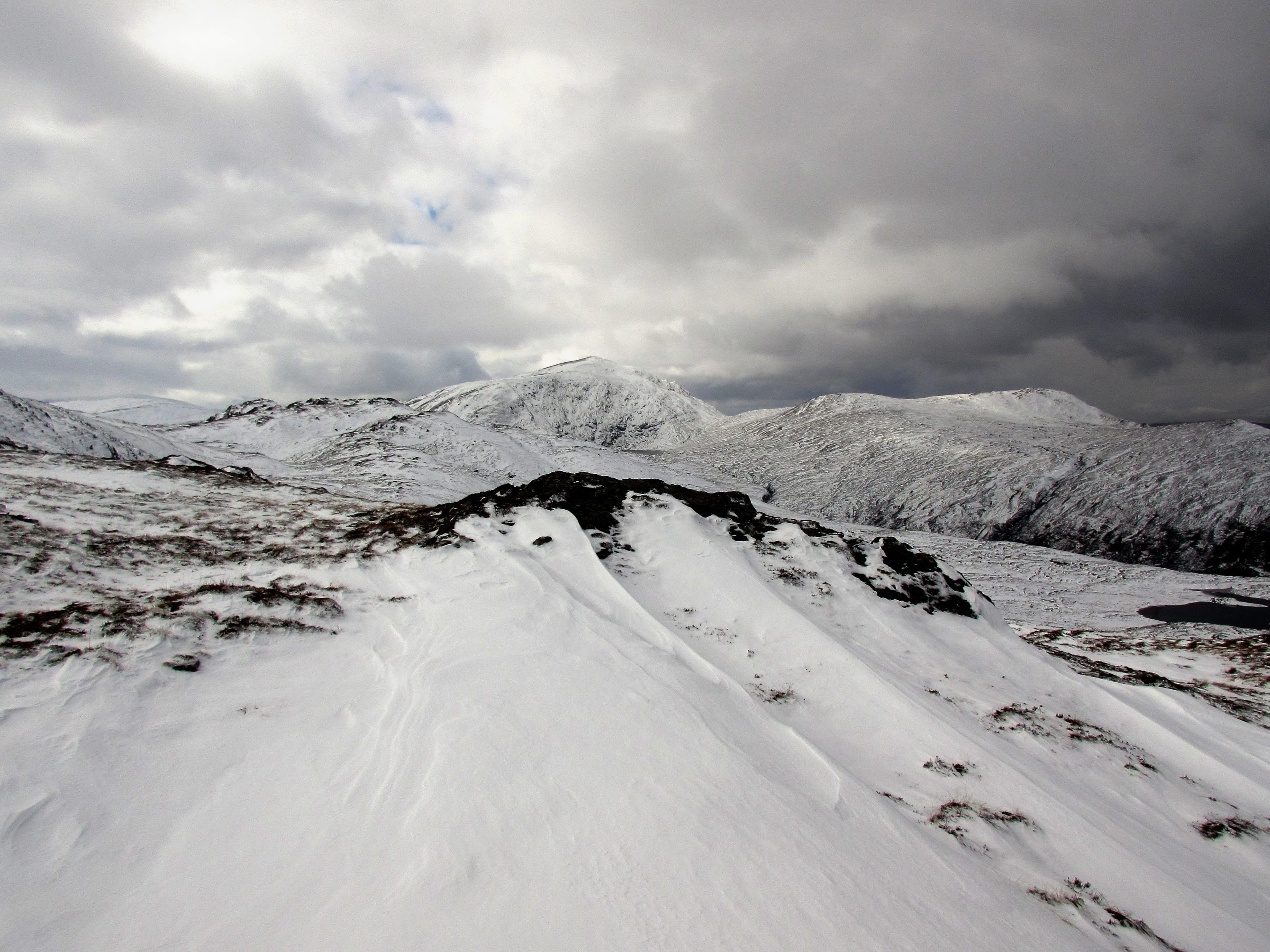 BROODING: View from Beinn Mheadhoin