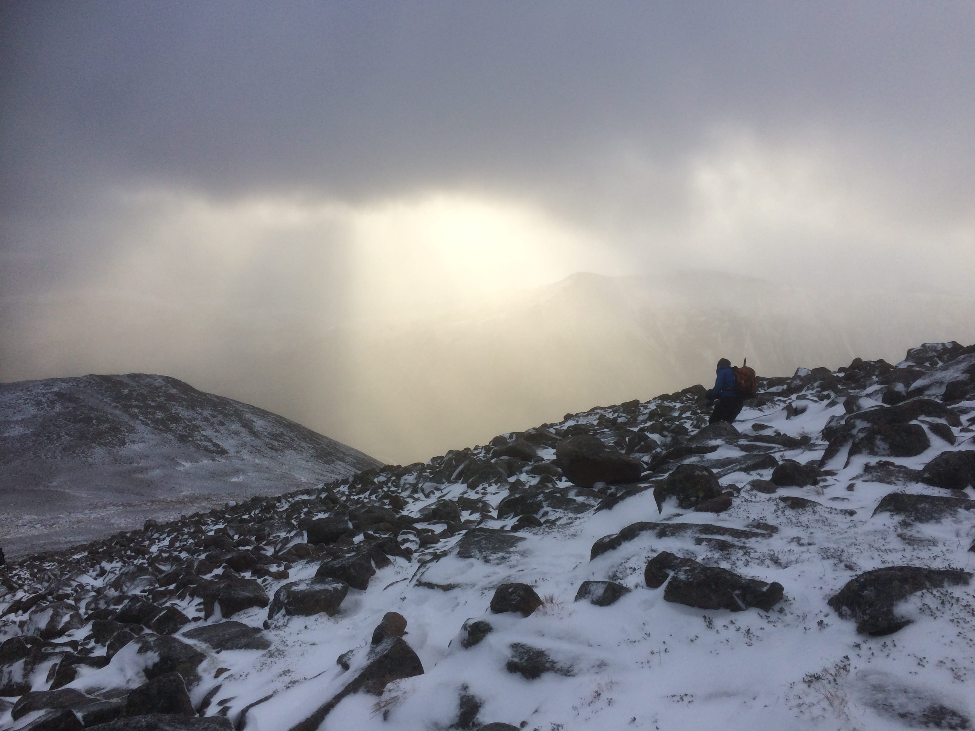 RAY OF LIGHT: Derry Cairngorm descent