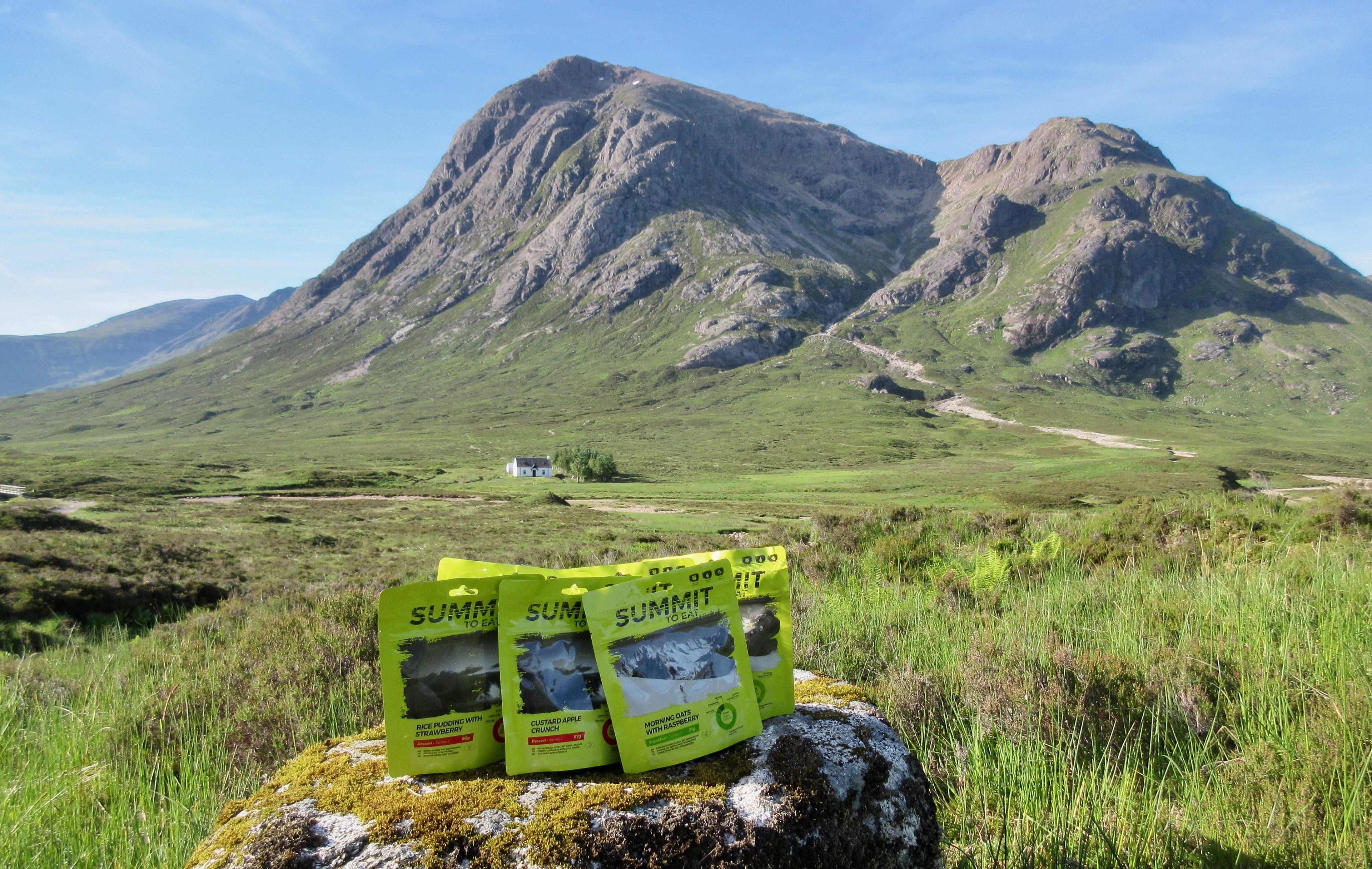 A FEAST FOR THE EYES: Buachaille Etive More is the perfect backdrop for the new Summit to Eat food option