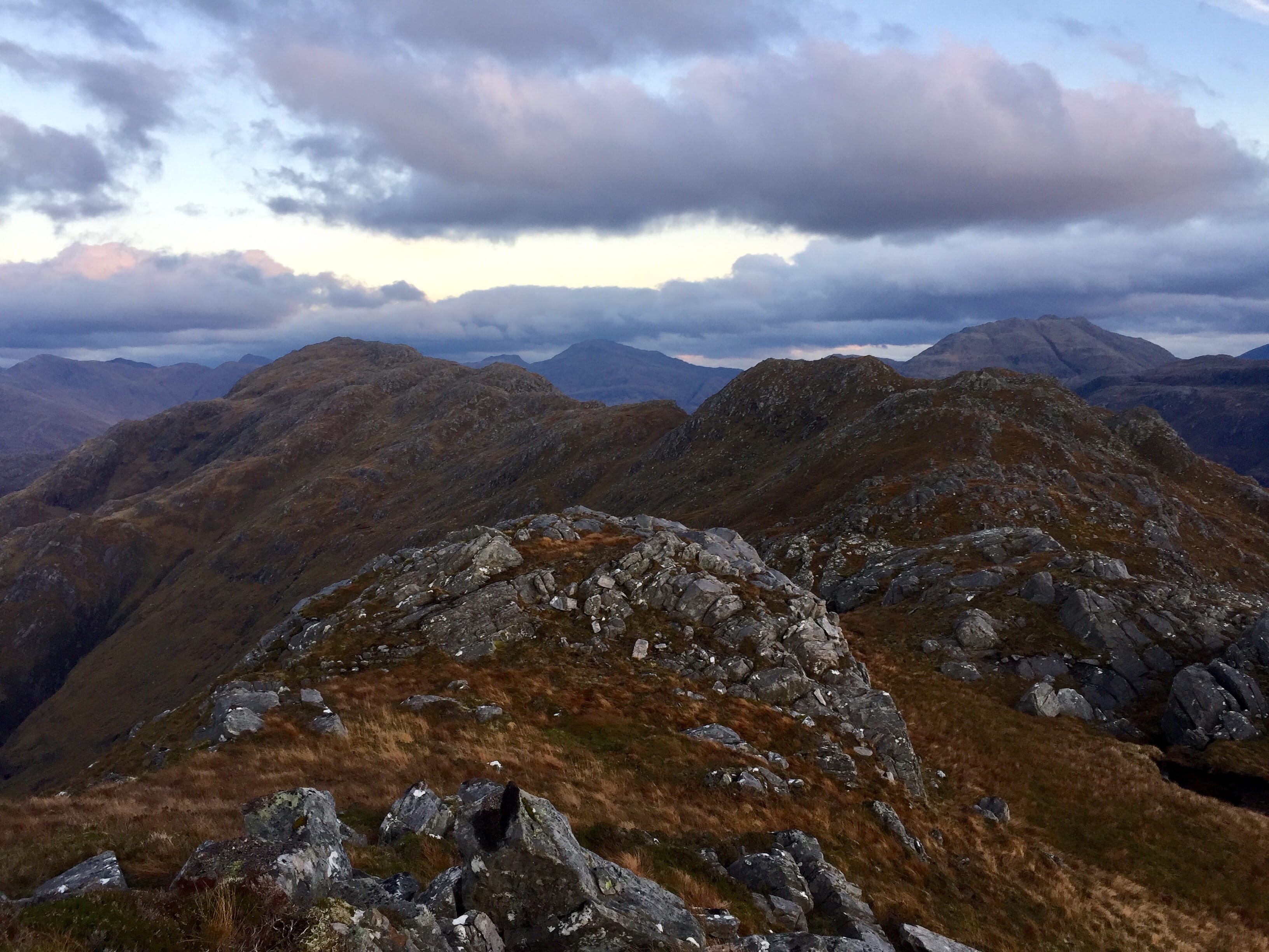 TIME CONSUMING: Druim Fada ridge