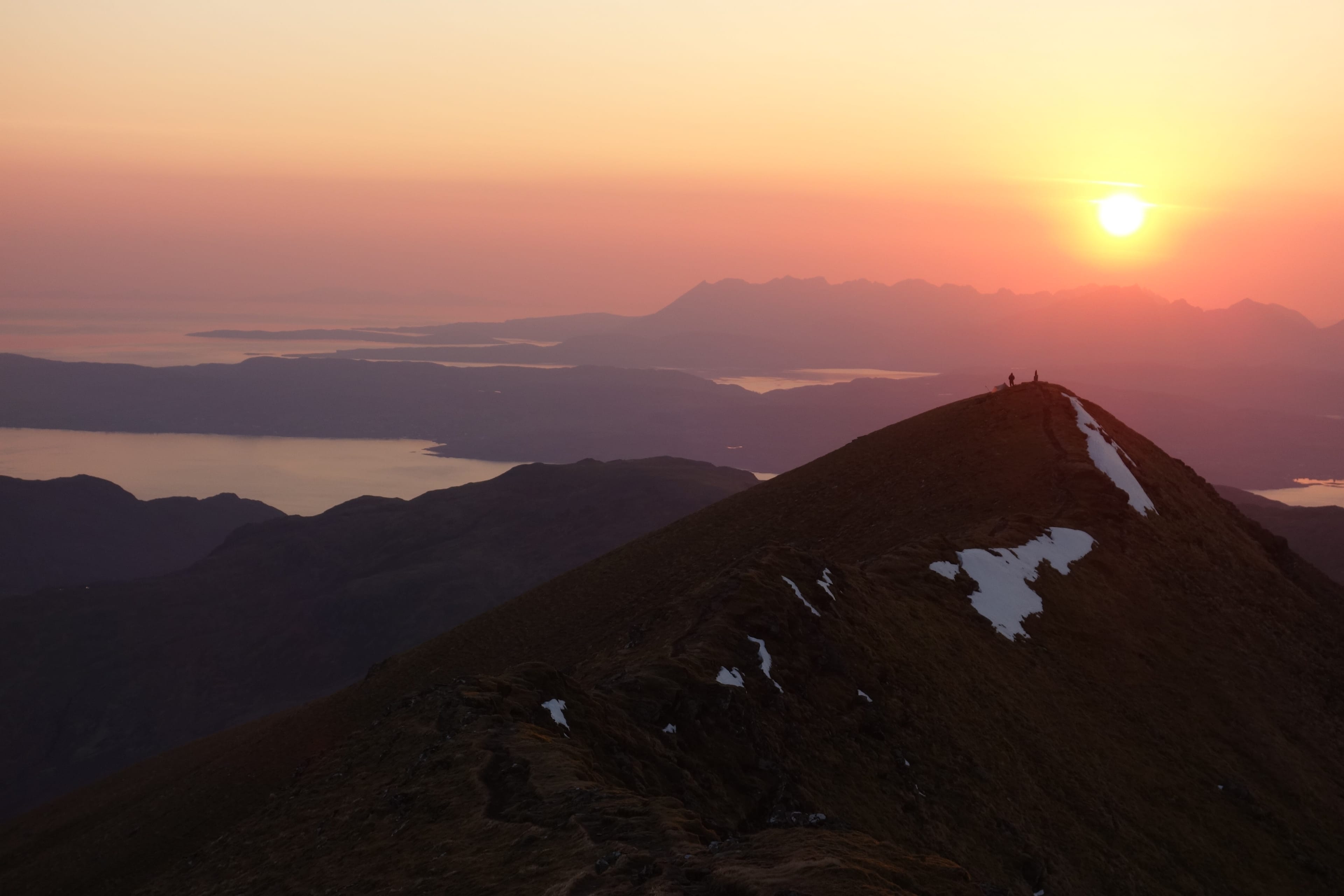PERFECT START TO THE DAY: Sunrise from a high bivvy on Ladhar Bheinn (Picture courtesy of Hazel Strachan)