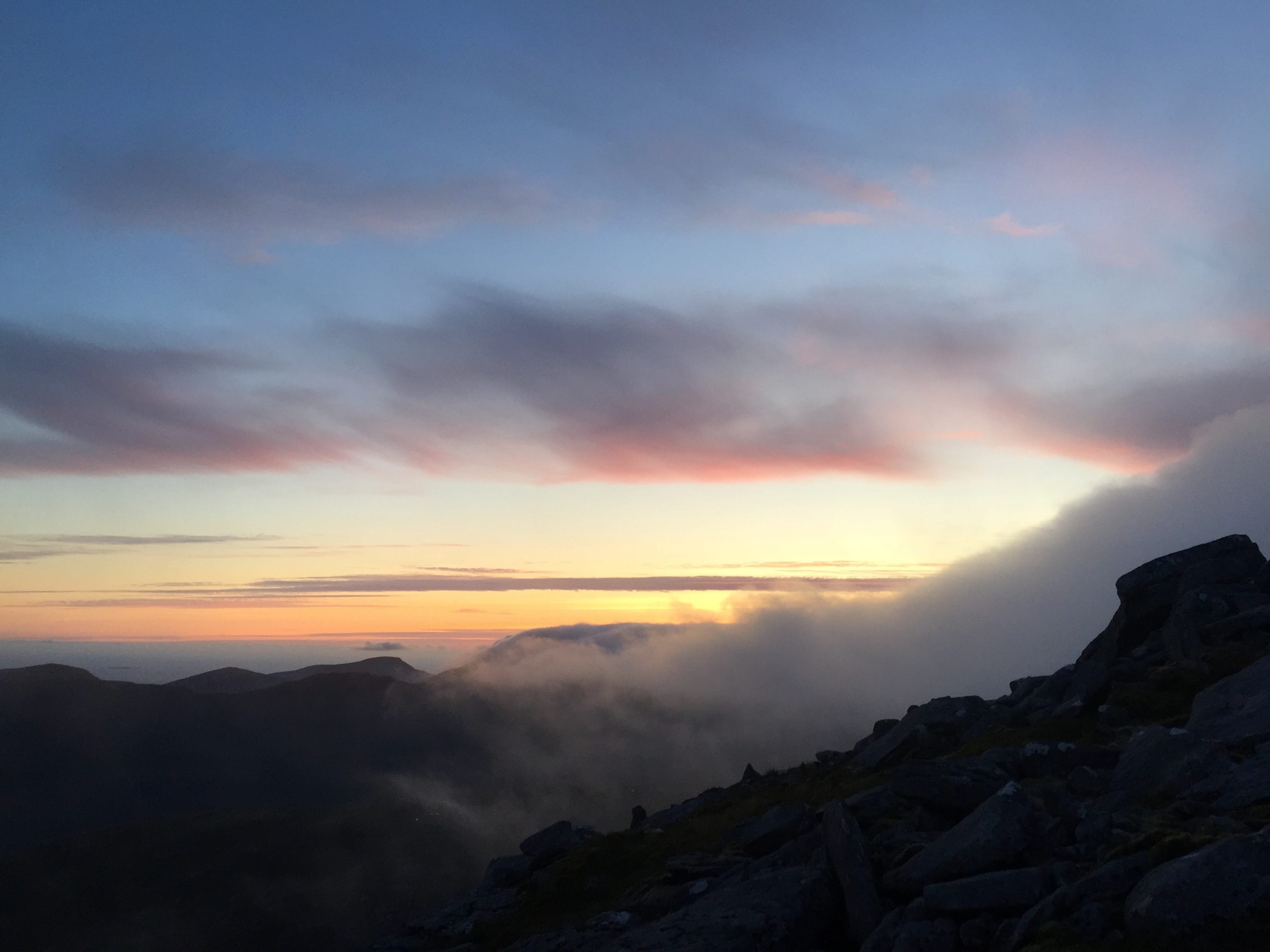 BRIGHT NIGHT: Harris sunset