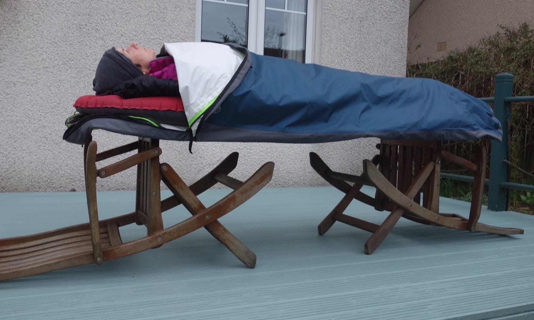 SLEEPING OUT: Hazel Strachan