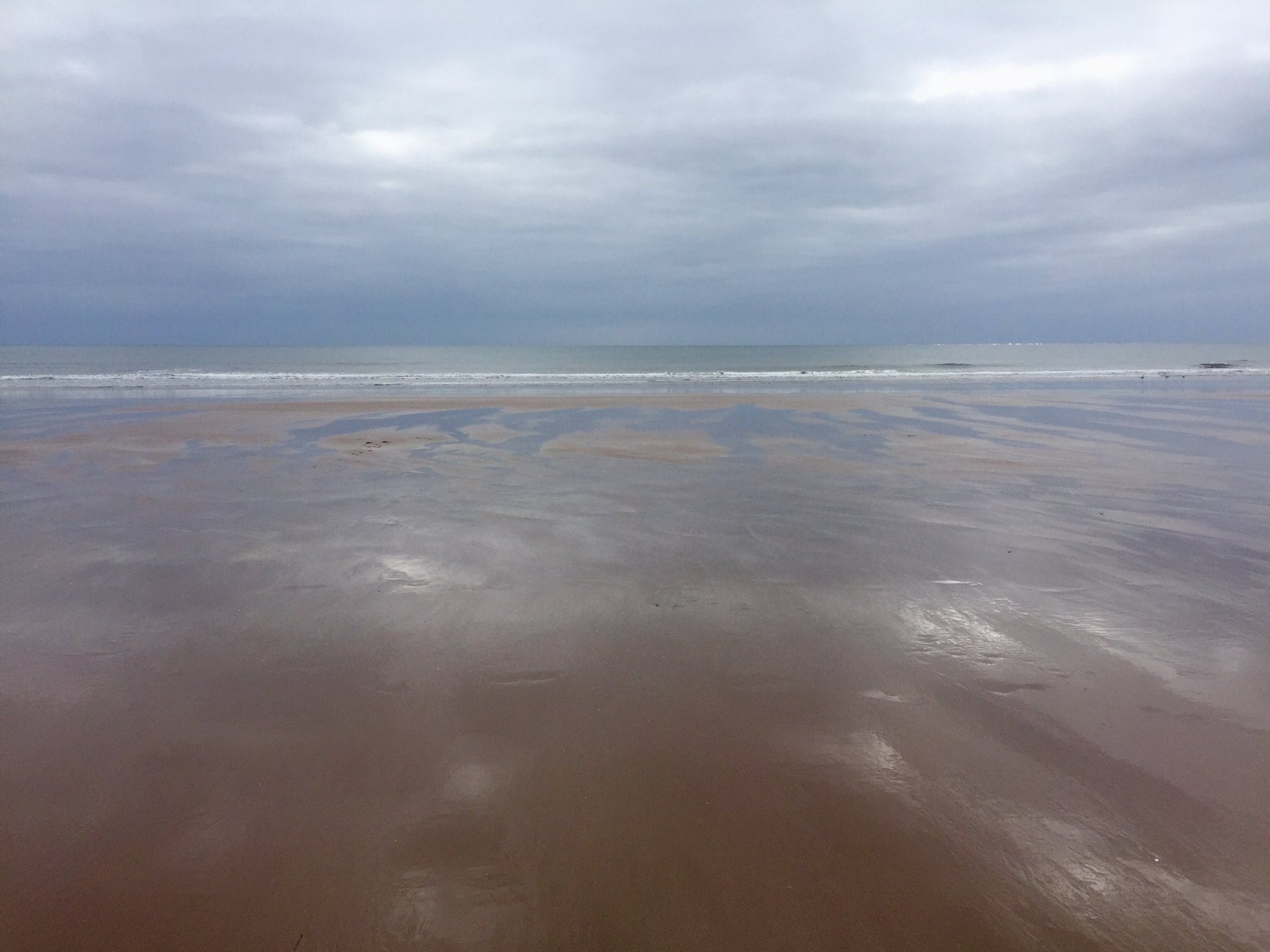 PRETTY AS A PICTURE: The collaboration of sky, sea and sand adds up to a watercolour painting vision of the Carnoustie shore
