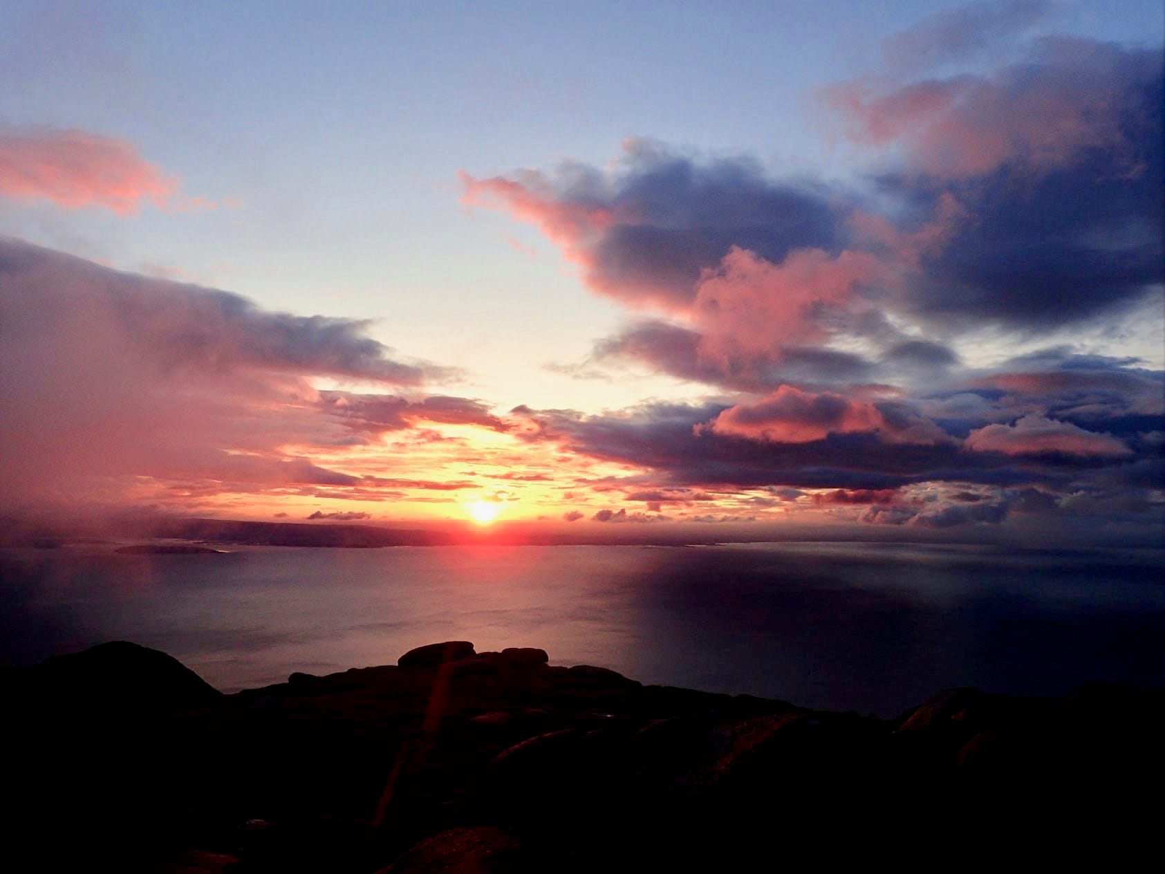 SADLY MISSED: Goatfell sunrise