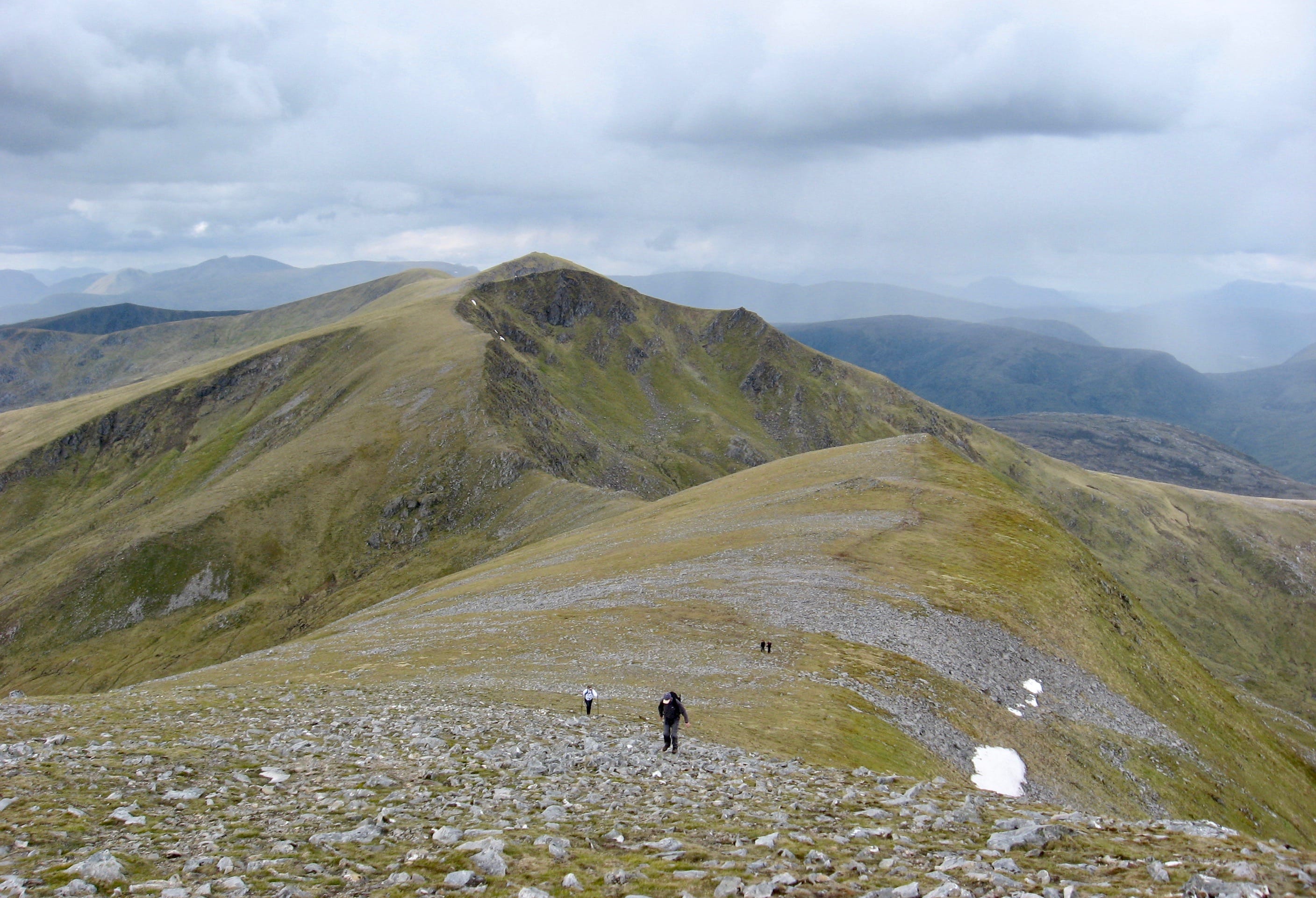 FAR FARRAR AWAY: Walkers on the Strathfarrar ridge – coronavirus restrictions and locked gates mean a big time lapse