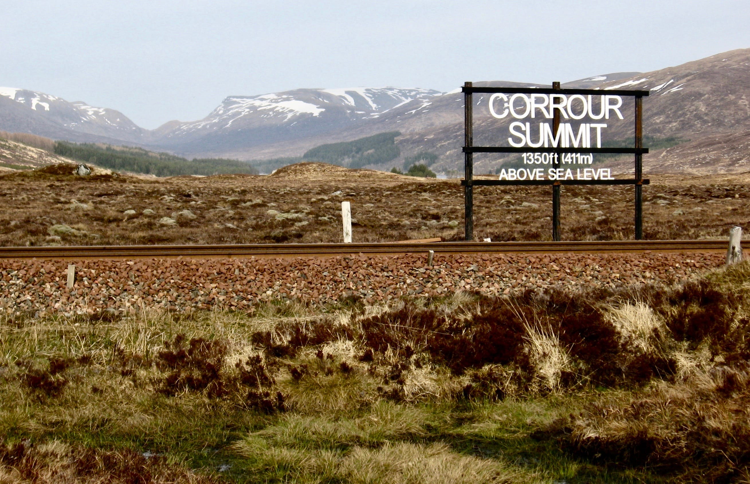 TRAINING REGIME: Rail links are the key to great mountain days out from Corrour, a station which is out of bounds to cars