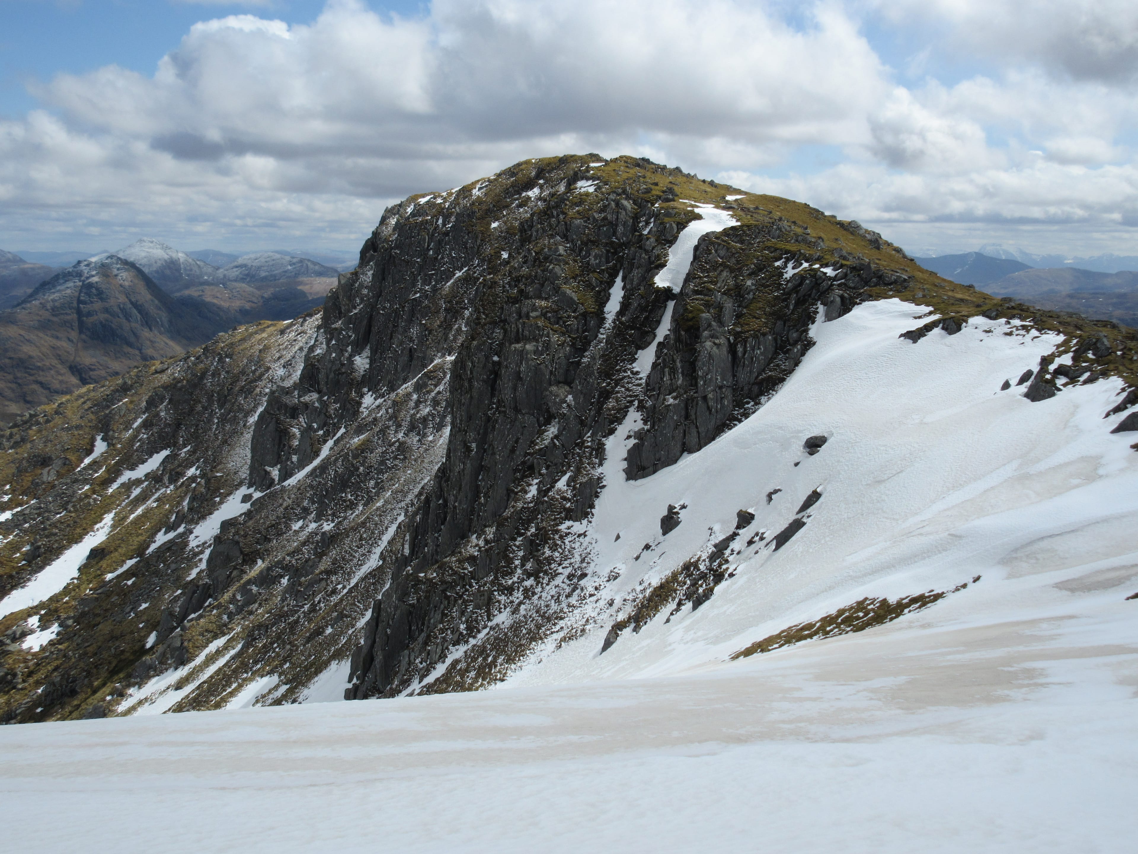 KNOYDART DREAMING: One of my remaining Munros – looking from Meall Buidhe summit to its South-east Top
