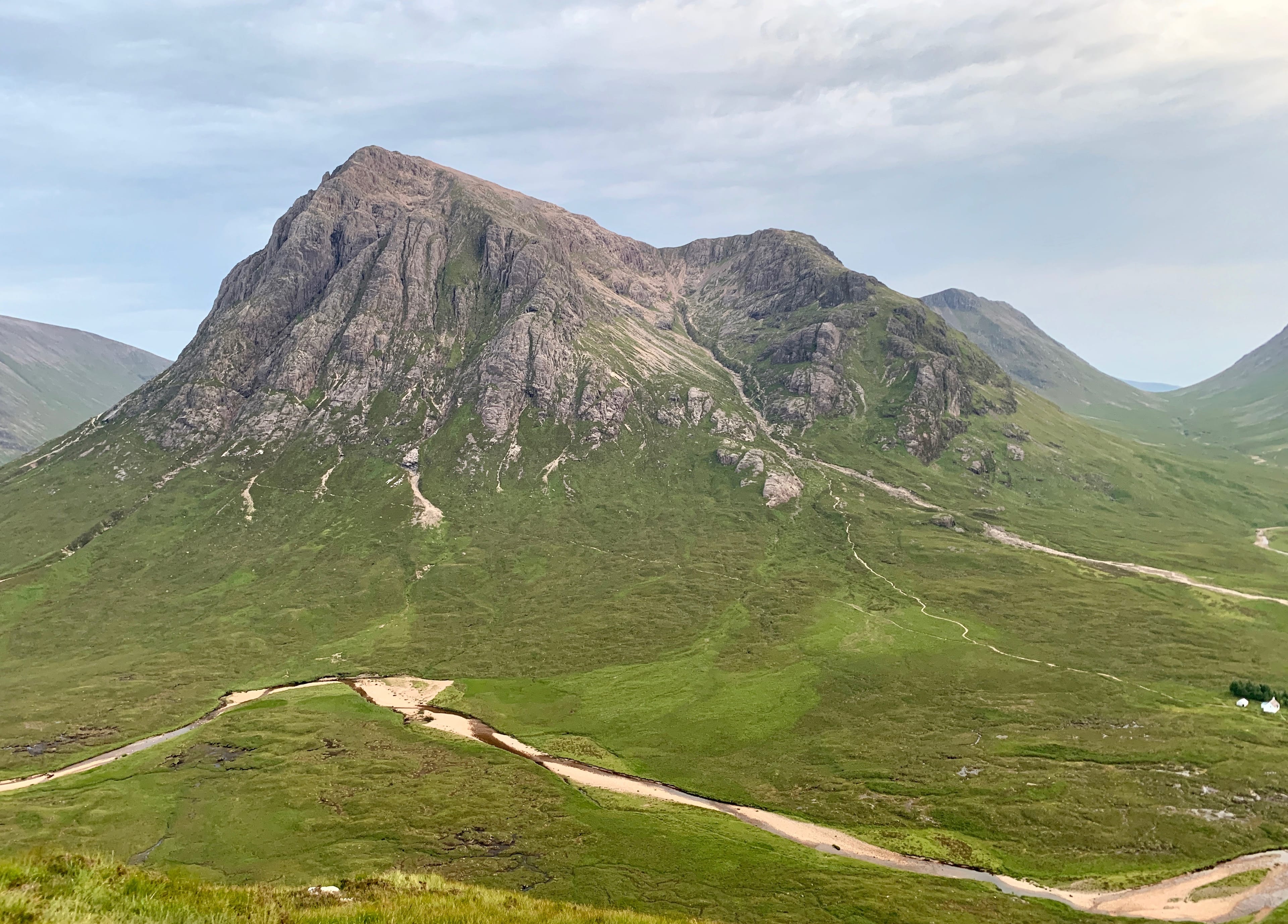 PICTURE PERFECT: Mighty Buachaille Etive Mor from the ascent of the west ridge of Beinn a' Chrulaiste