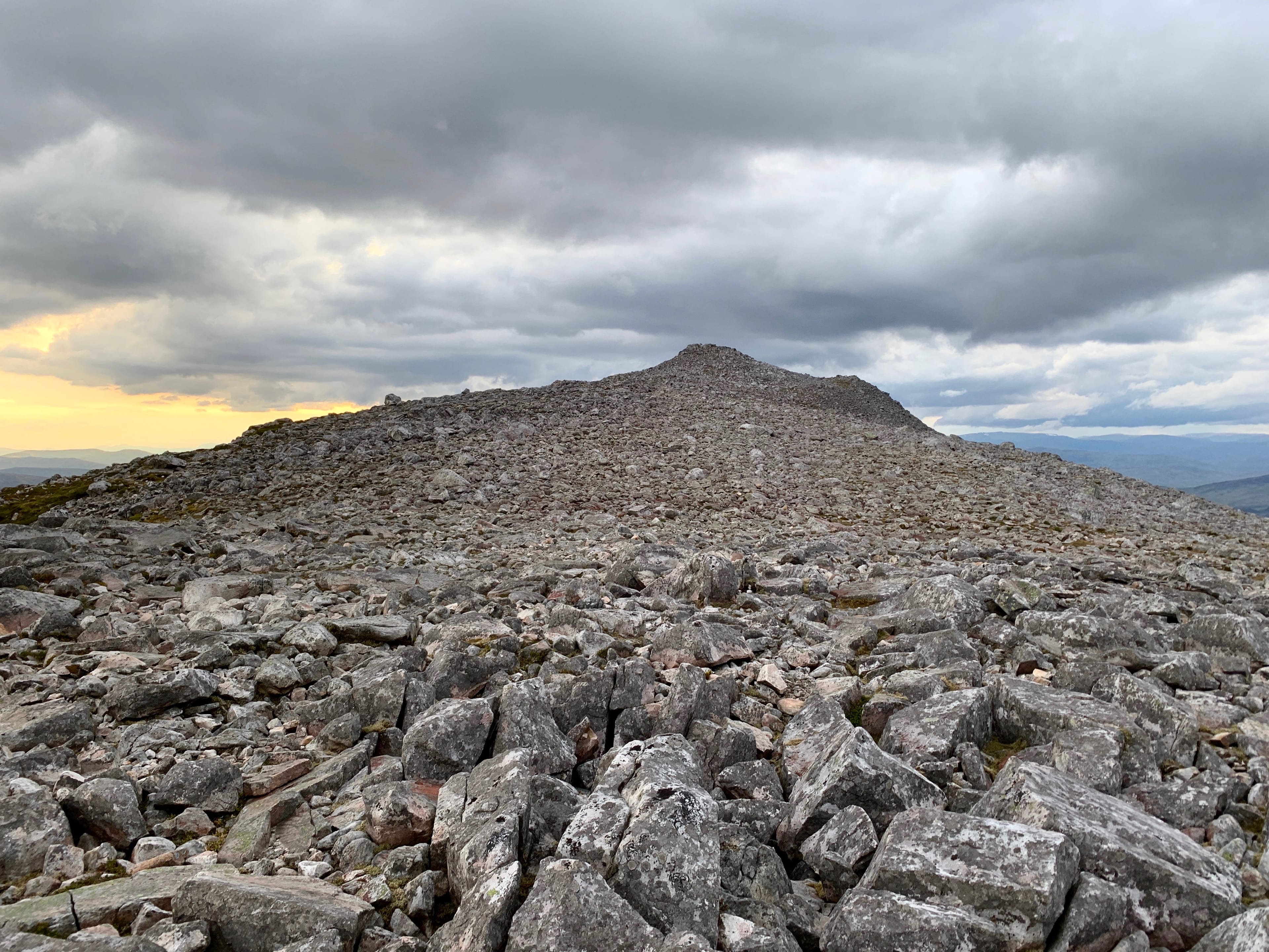 SCHIE-R BEAUTY: Lovely evening light on Schiehallion when I had the mountain to myself in June