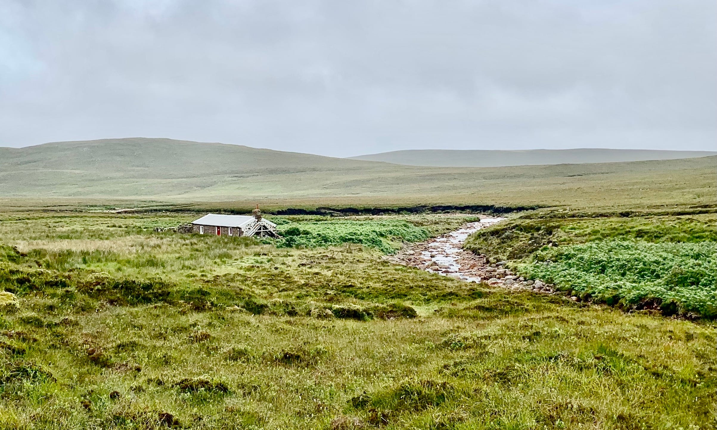LONG WAY FROM ANYWHERE: Remote Strathchailleach bothy where James MacRory-Smith lived with no amenities for 32 years