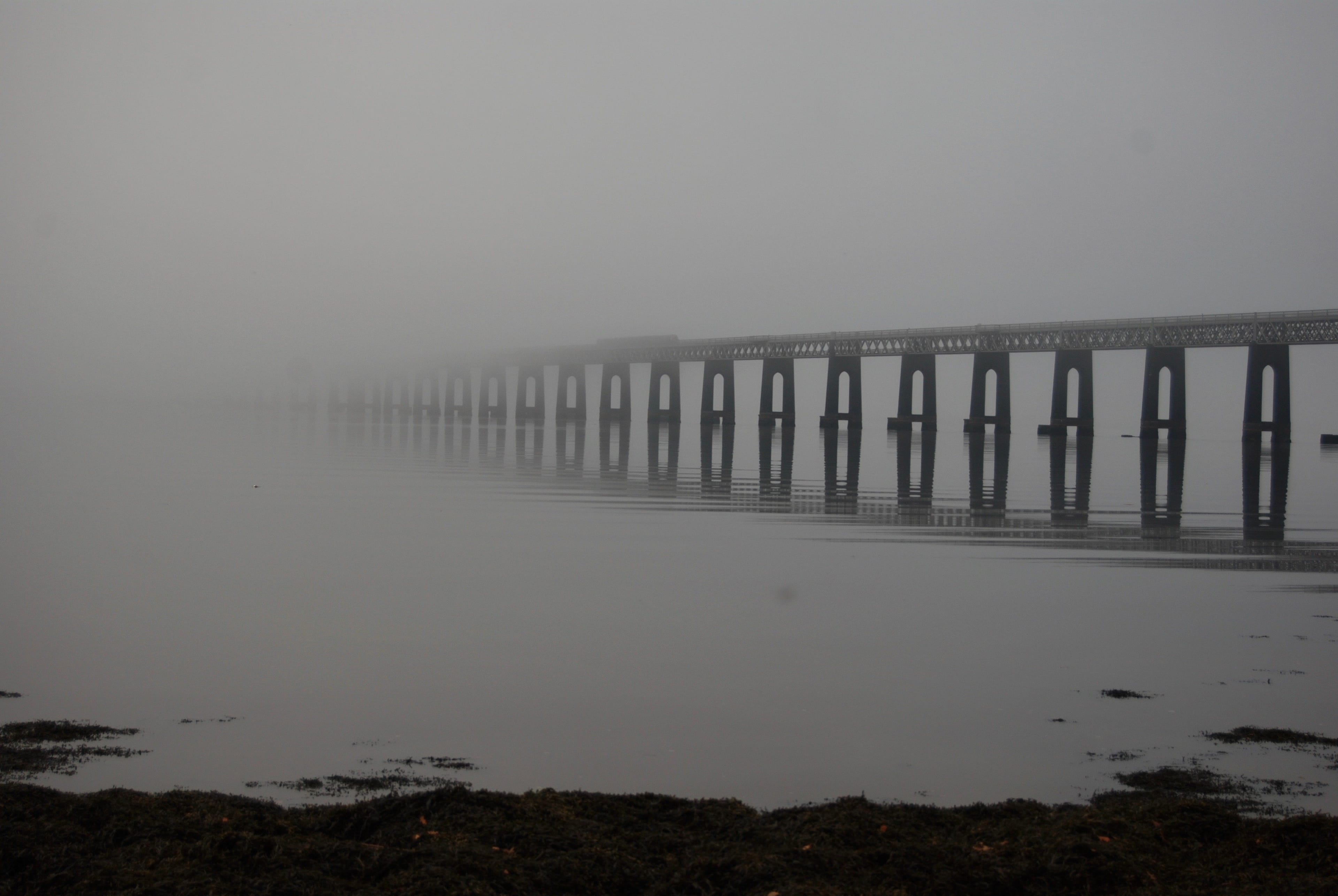 FADING AWAY: Tay Bridge in the gloom